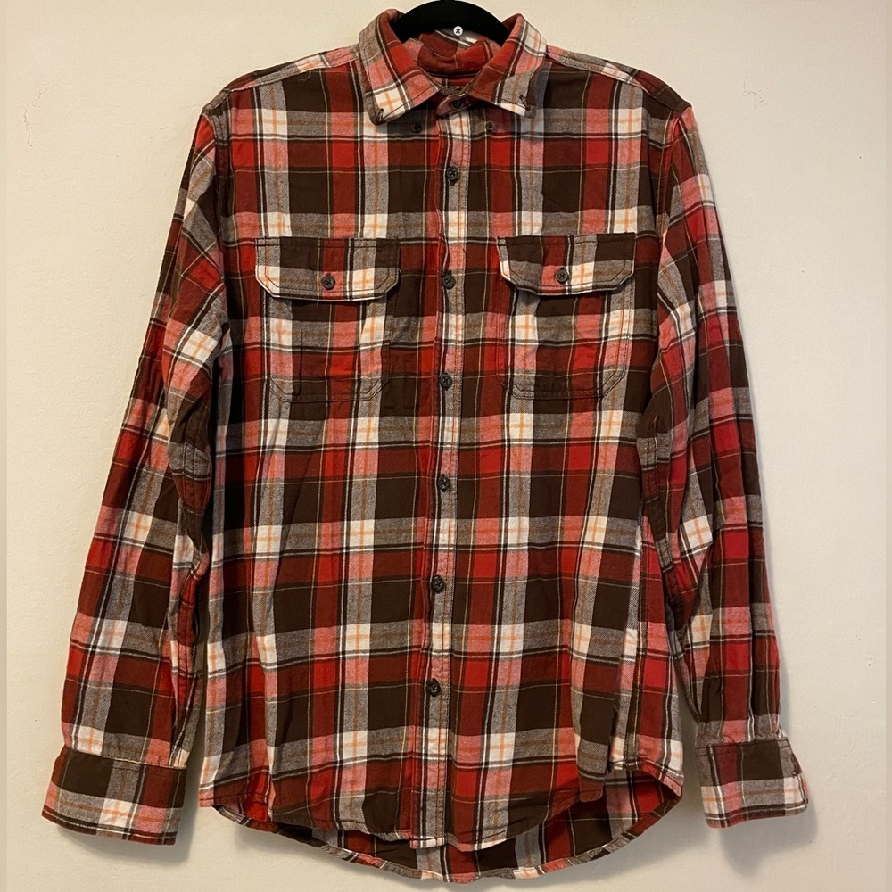 Faded Glory Plaid Button Up